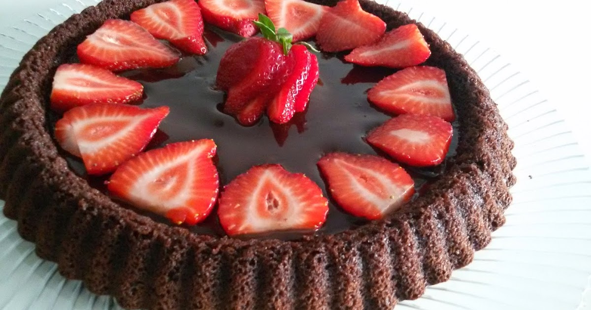 Ece kızın mutfağı Çikolatalı Çilekli Tart Kek
